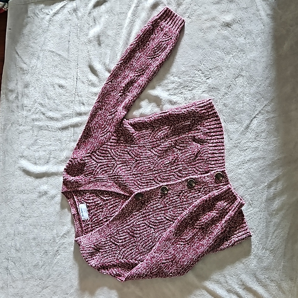 Woman's knit cardigan Maroon